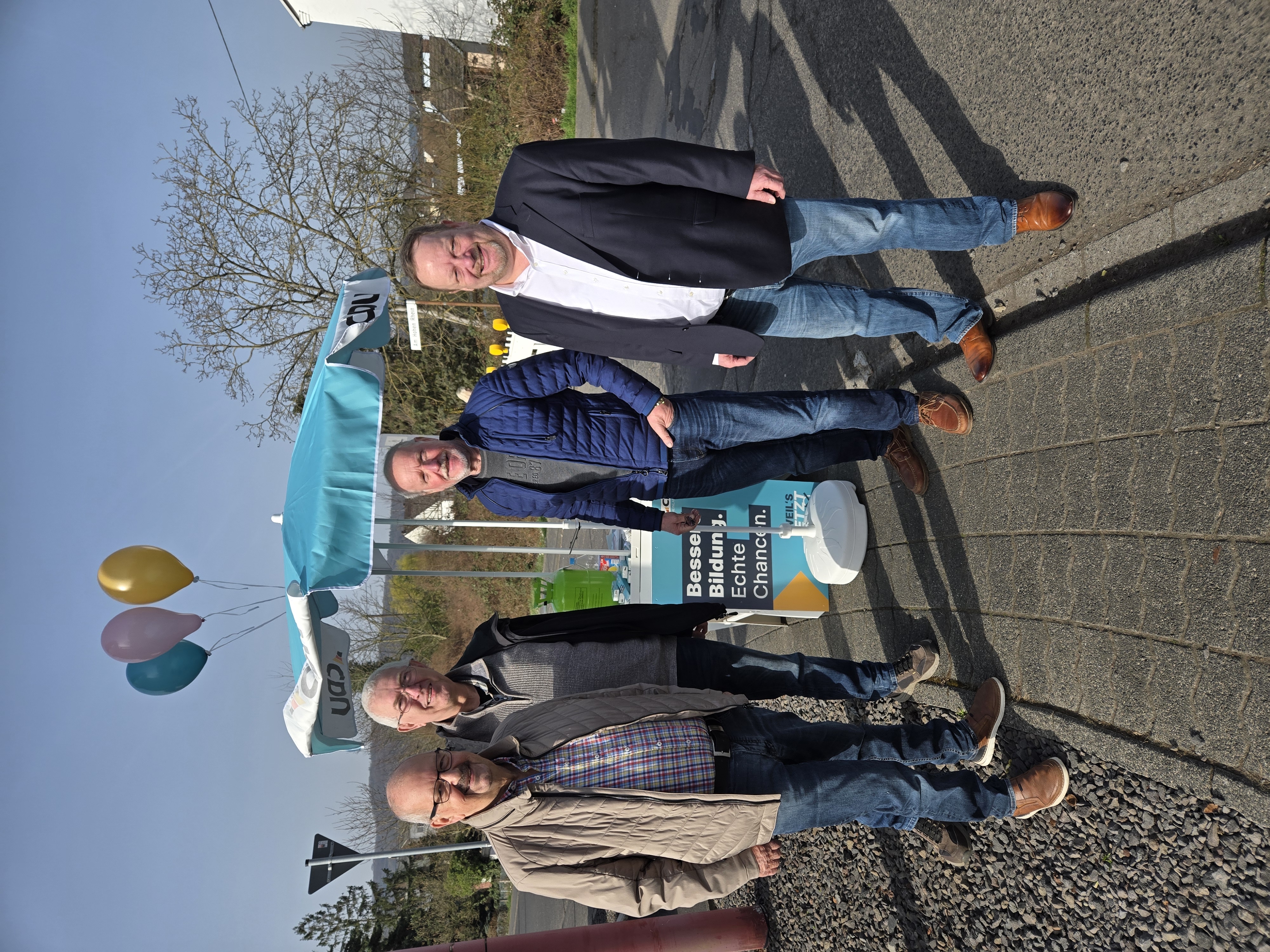 Vierter Wahlkampfstand